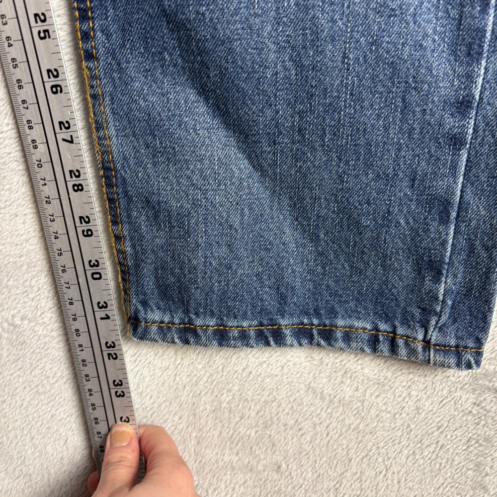 Signature by Levi Strauss Mens Regular Fit Straight‎ Leg Jeans Blue 33x32 NEW - Picture 7 of 8